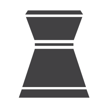 vectored pellet from side view