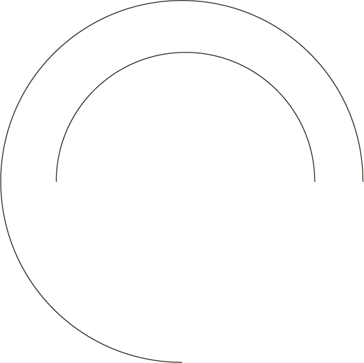 double incomplete circle