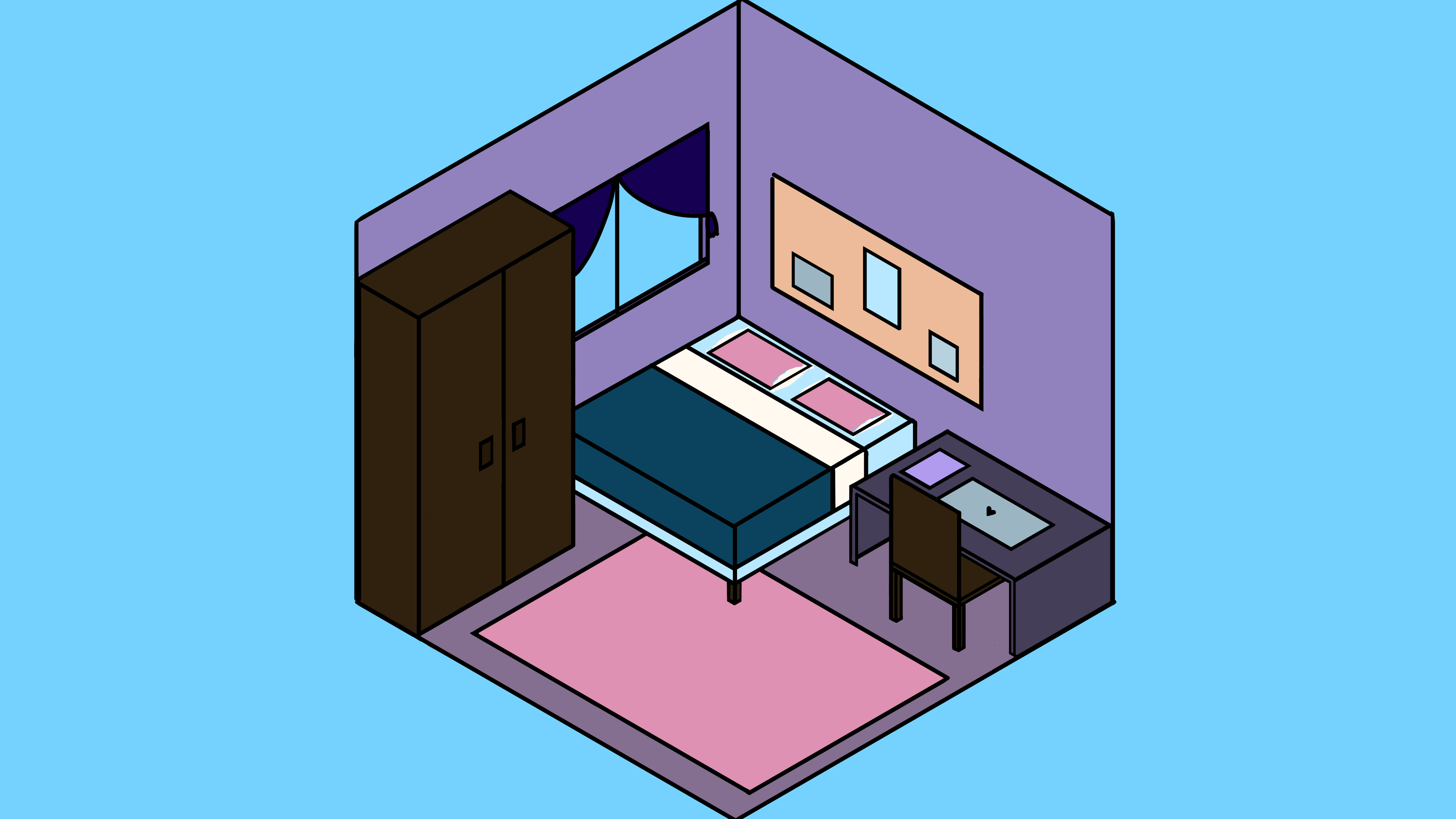 Visual Essay bedroom scene